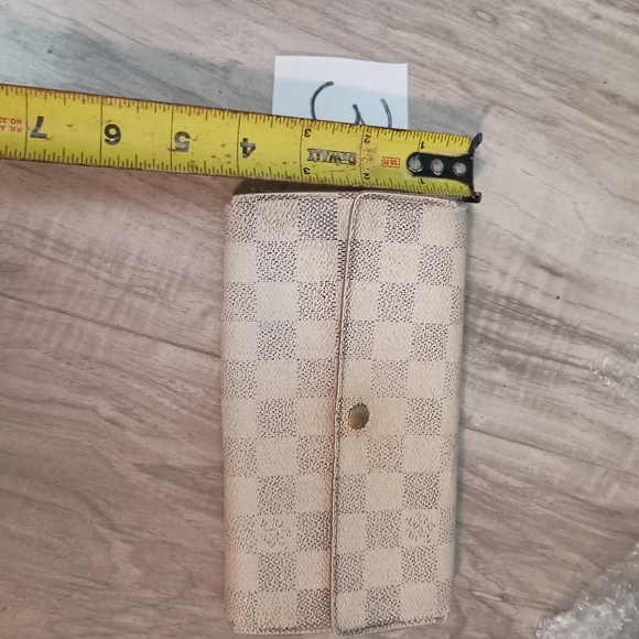 LOUIS VUITTON Portefeuille Sarah N61735 Damier Azur Wallet - Picture 10 of 11